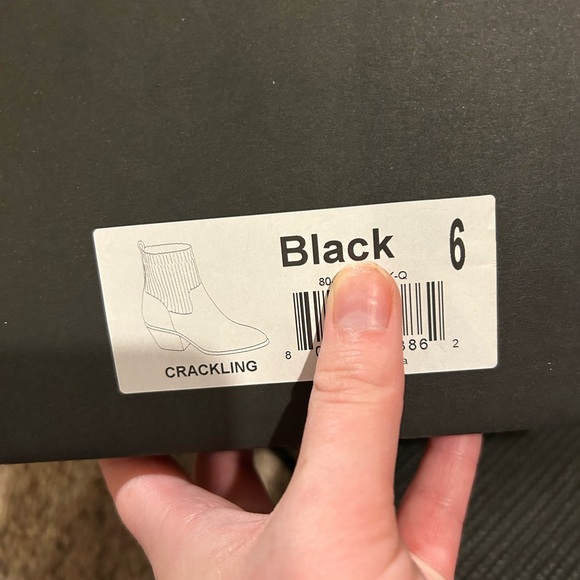 {NWT} Boutique by Corky’s Crackling Black Boots - Picture 7 of 7